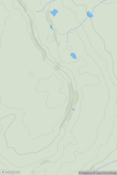 Thumbnail image for Wick Hill [South East England] showing contour plot for surrounding peak
